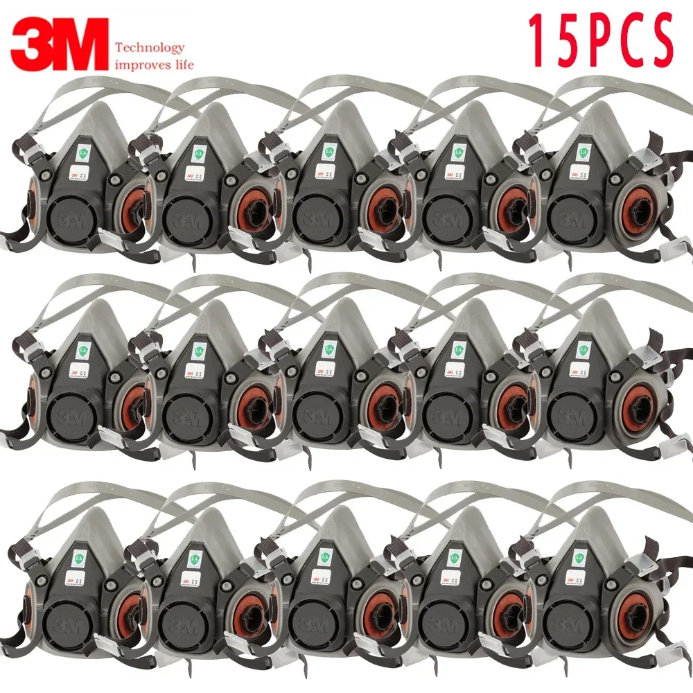 Dust Mask Construction - 15p 3M 6200 Gasmaske für Sprühfarbe,