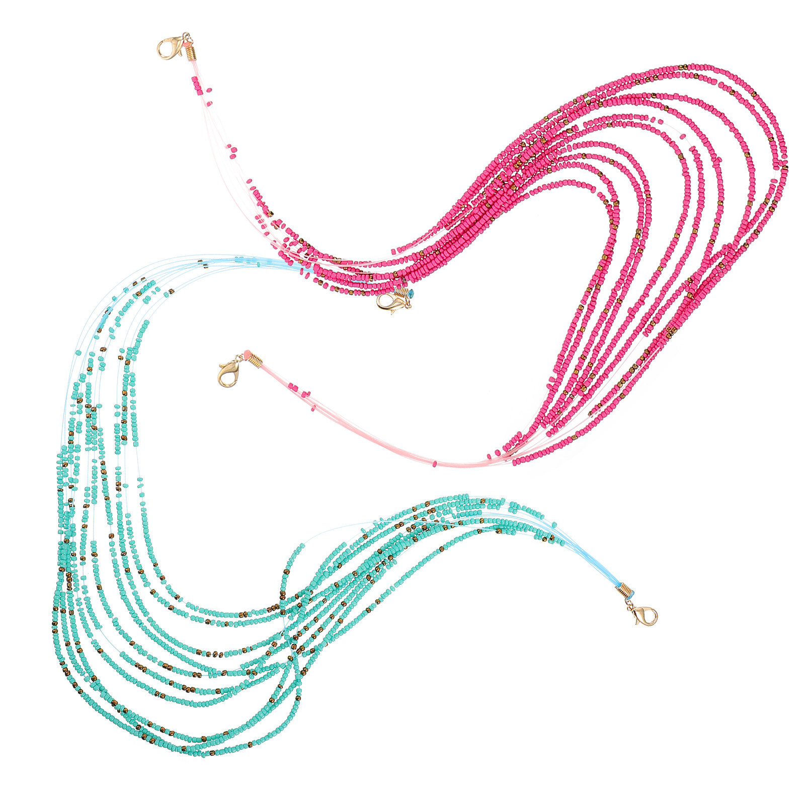 2 Stück bunte Perlen-Maskenhal – Mask Chain Holder Bewertung und Preis
