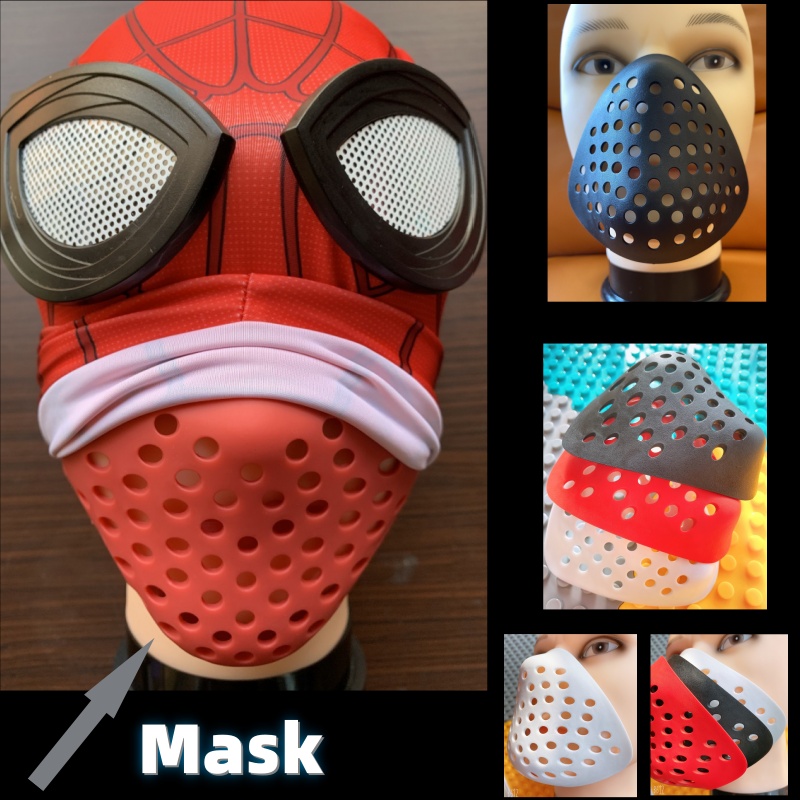 HalloweenHalf Face Shell Nase  – Silicone Mask Bracket Bewertung und Preis